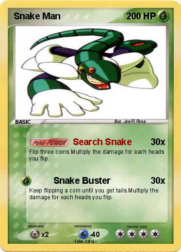 Pokemon Snake Man