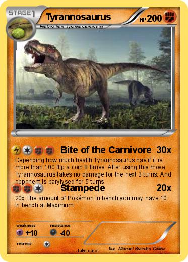 Pokemon Tyrannosaurus