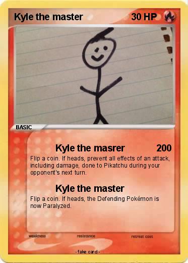 Pokemon Kyle the master