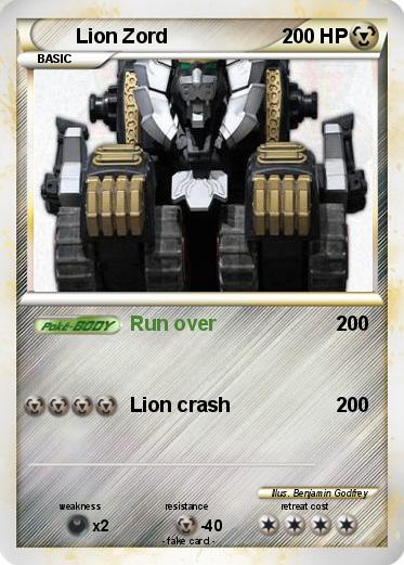 Pokemon Lion Zord
