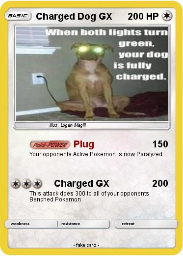 Pokemon Charged Dog GX