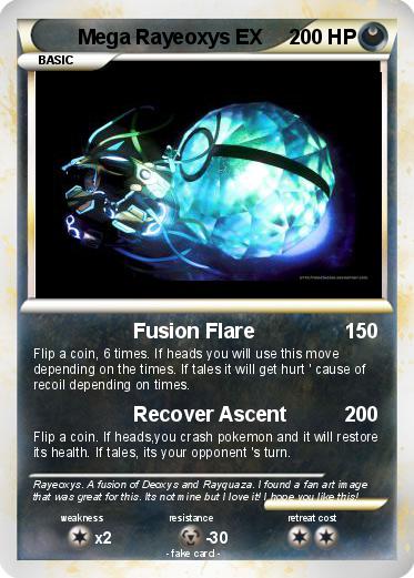 Pokemon Mega Rayeoxys EX