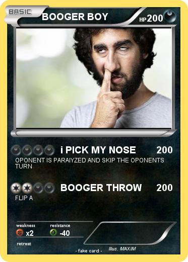 Pokemon BOOGER BOY