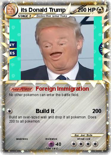 Pokemon its Donald Trump