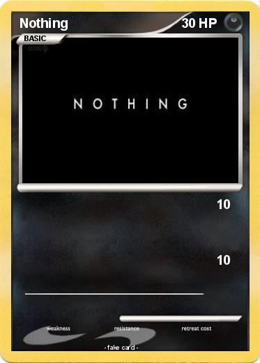 Pokemon Nothing