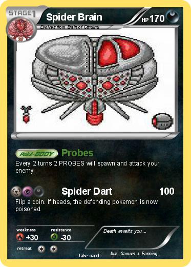 Pokemon Spider Brain