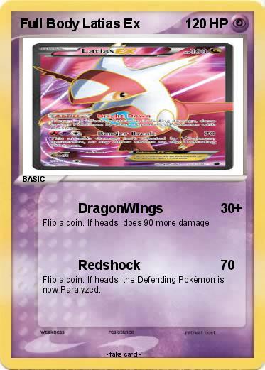 Pokemon Full Body Latias Ex