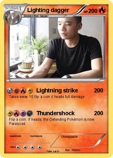 Pokemon Lighting dagger