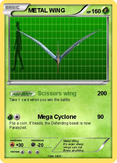 Pokemon METAL WING