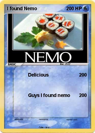 Pokemon I found Nemo