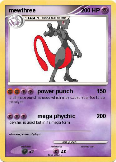 Pokemon mewthree