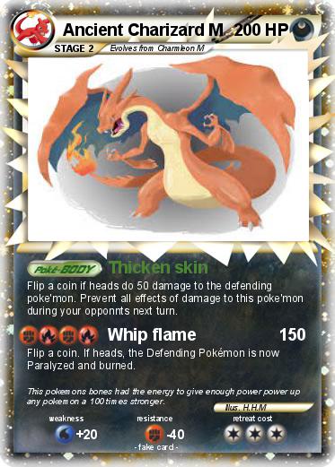 Pokemon Ancient Charizard M