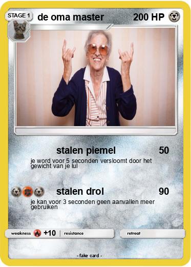 Pokemon de oma master