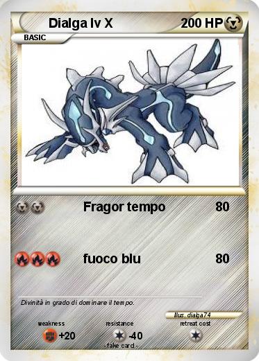 Pokemon Dialga lv X