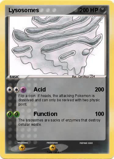 Pokemon Lysosomes