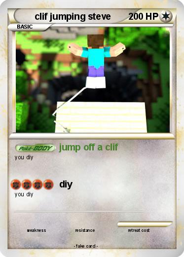 Pokemon clif jumping steve