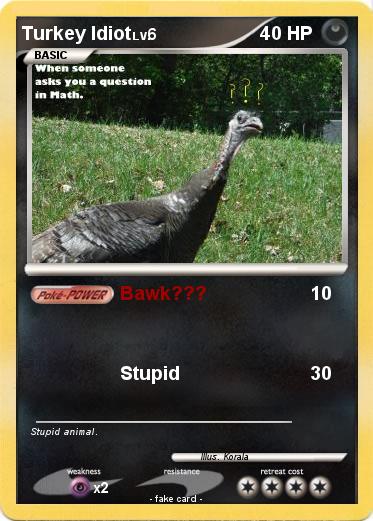 Pokemon Turkey Idiot
