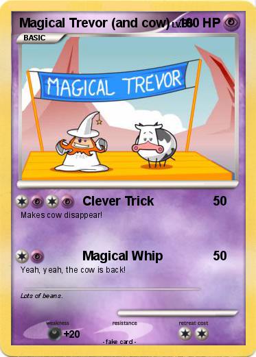 Pokemon Magical Trevor (and cow)