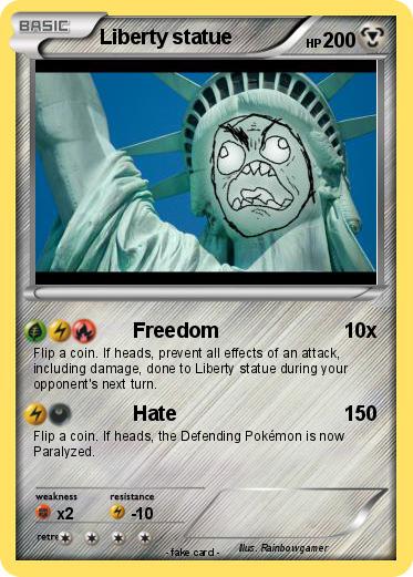 Pokemon Liberty statue