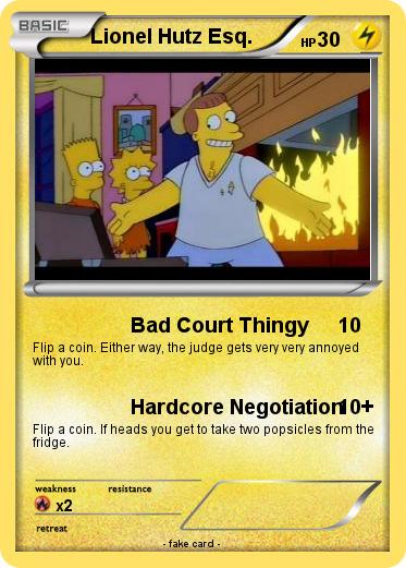 Pokemon Lionel Hutz Esq.