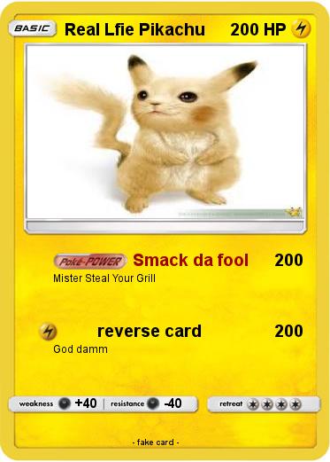 Pokemon Real Lfie Pikachu