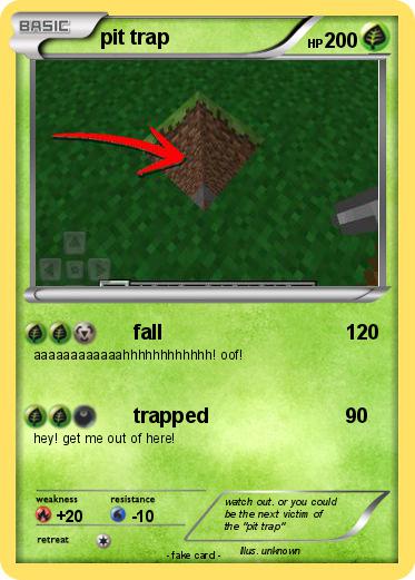 Pokemon pit trap