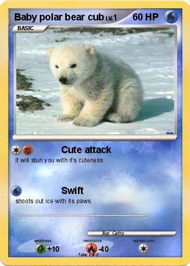 Pokemon Baby polar bear cub