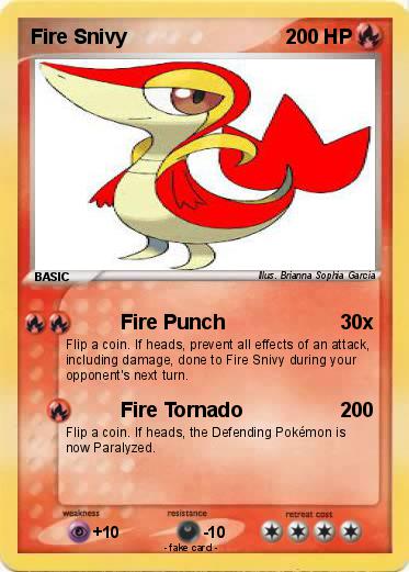 Pokemon Fire Snivy
