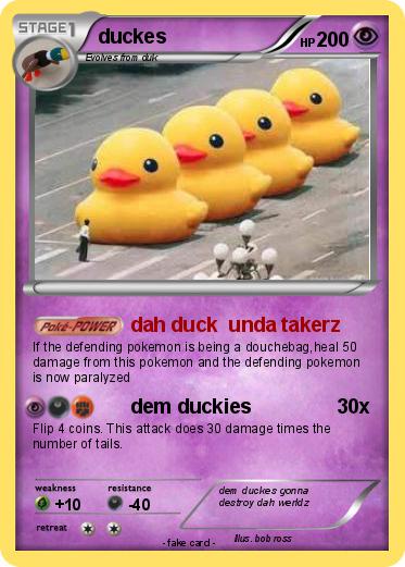 Pokemon duckes