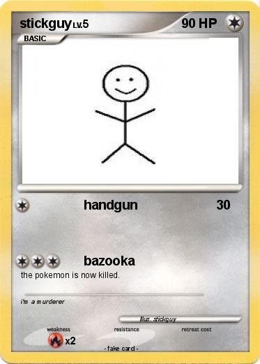 Pokemon stickguy