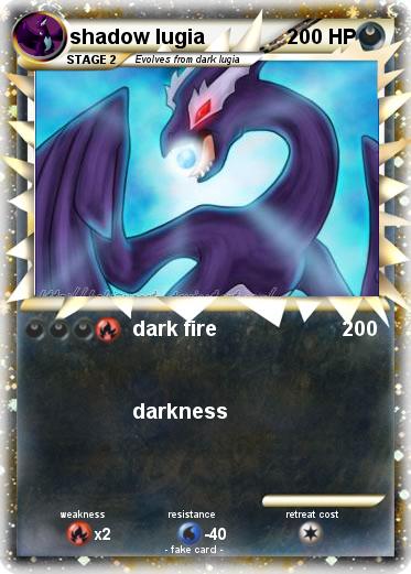 Pokemon shadow lugia