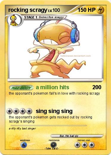 Pokemon rocking scragy