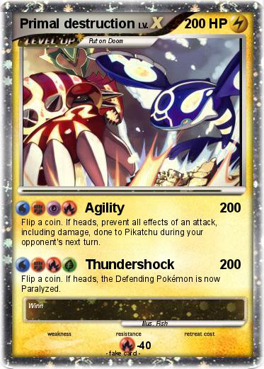 Pokemon Primal destruction