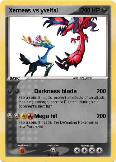 Pokemon Xerneas vs yveltal