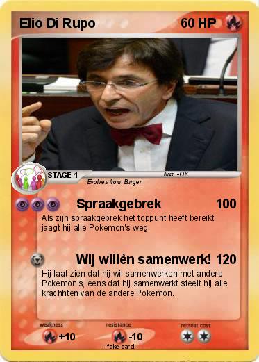 Pokemon Elio Di Rupo