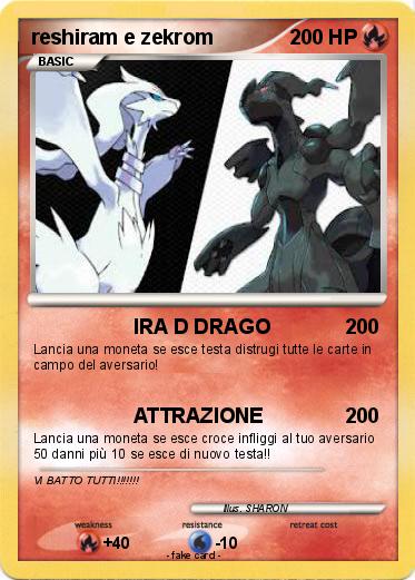 Pokemon reshiram e zekrom