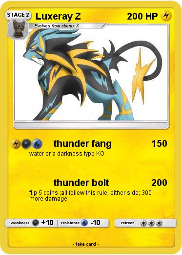 Pokemon Luxeray Z