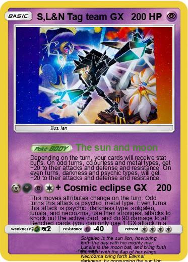 Pokemon S,L&N Tag team GX