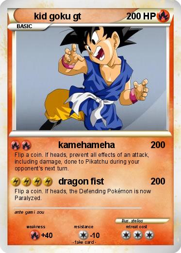 Pokemon kid goku gt