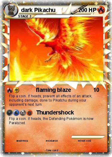 Pokemon dark Pikachu