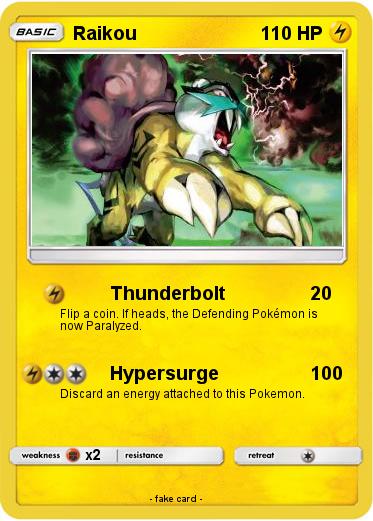 Pokemon Raikou