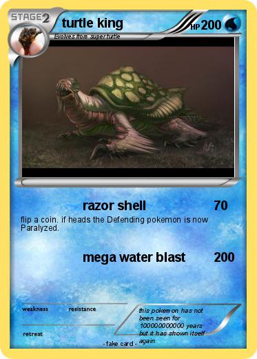 Pokemon turtle king