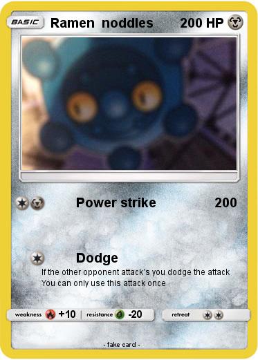 Pokemon Ramen  noddles