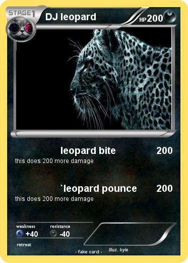 Pokemon DJ leopard
