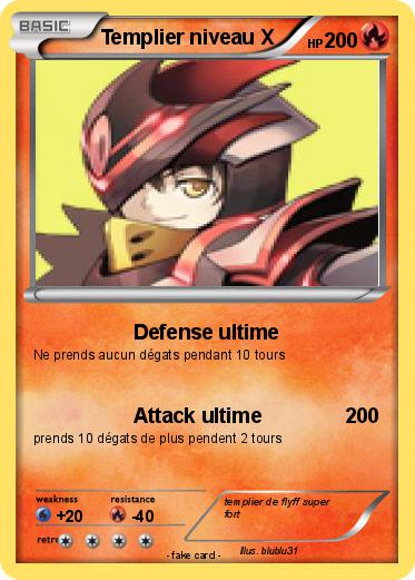 Pokemon Templier niveau X