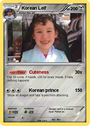 Pokemon Korean Leif