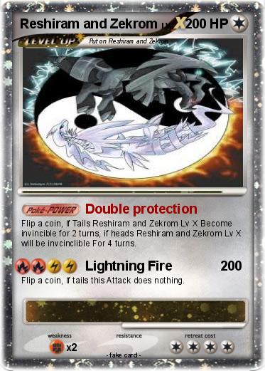 Pokemon Reshiram and Zekrom