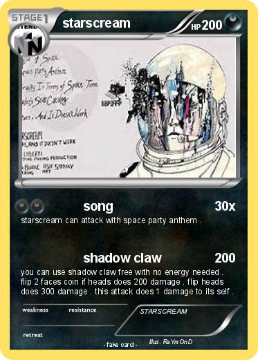 Pokemon starscream Pokemon starscream