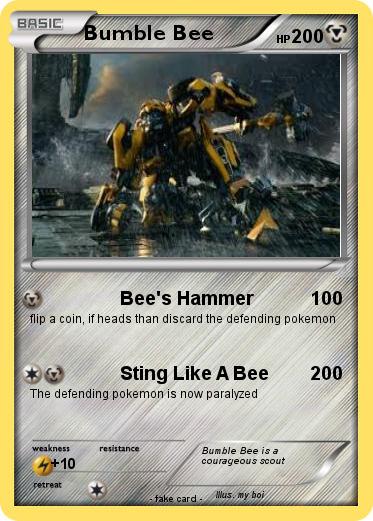 Pokemon Bumble Bee