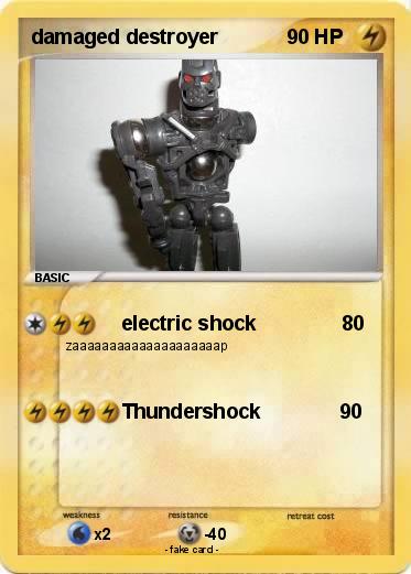 Pokemon damaged destroyer